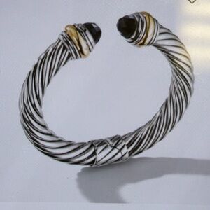 David Yurman 14 k gold and silver bracelet